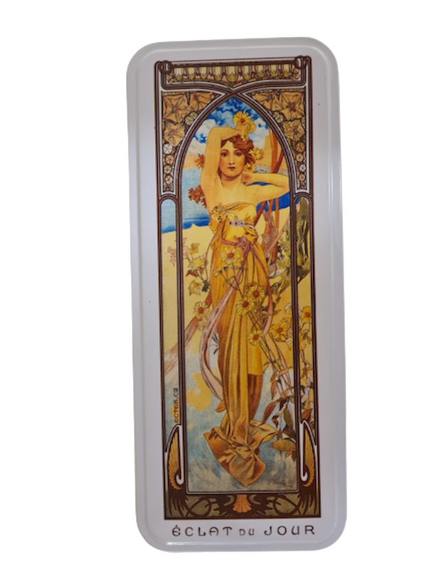 Darčeková krabička - Alfons Mucha penál bílý