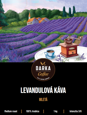 Levanduľová káva mletá 150g