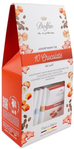 Kolekce mléčných čokolád / 5 příchutí 100g