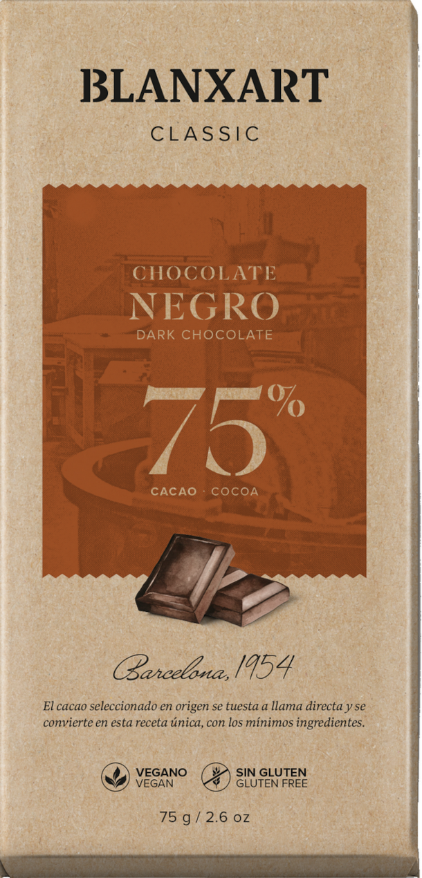 BX Hořká 75 % čokoláda 75g.