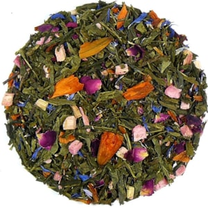 Paradajková záhrada - zelený aromatizovaný čaj