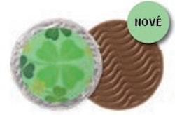 DM dublony z mléčné čokolády - čtyřlístek 384g / 48 ks