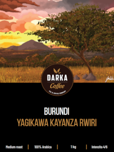 Burundi Yagikawa Kayanza Rwiri SCA 87,5 zrnková káva