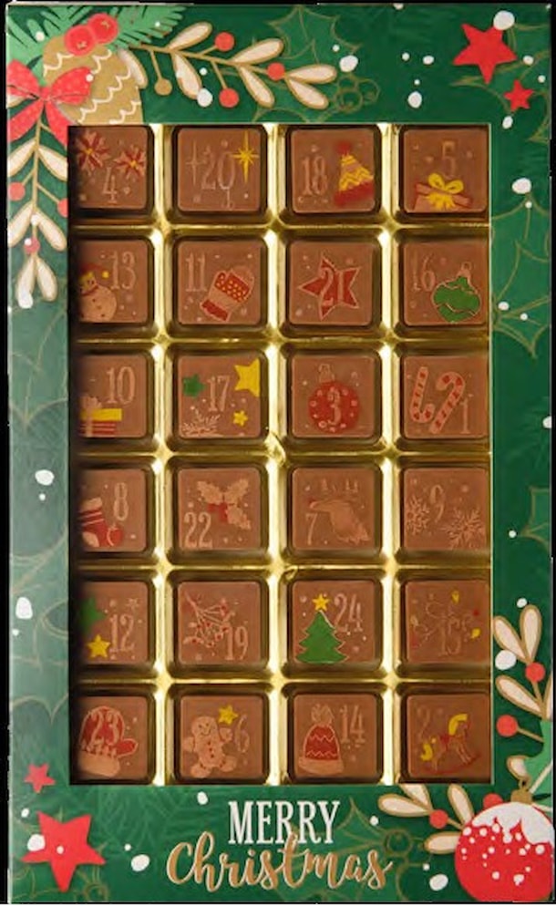 WE Adventní kalendář z mléčné čokolády 120g