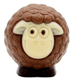 Ovečky - figurky z mléčné a bílé čokolády dekorované 35g