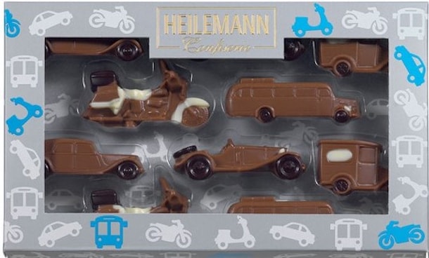 HE Dopravní prostředky z mléčné čokolády 100g