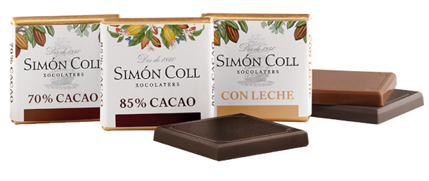 SC Mini tabulky mléčné a hořké (70%. 85%) čokolády 5g / 100 ks