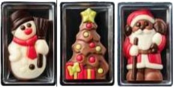 WE Vánoční figurky 10g 3 druhy (mix)-možno objednat jen celé balení
