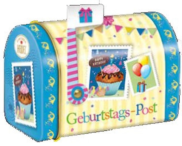 HD "Narozeninová pošta" - plněná mléčná čokoláda 86g /plech