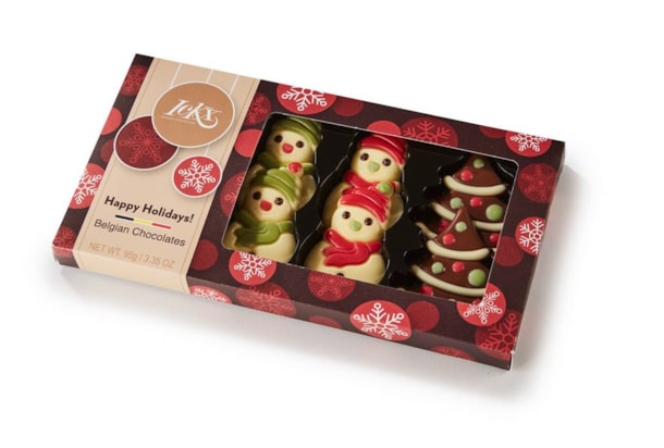 IX Vánoční dárková kolekce čokolád stromek + sněhulák 95g