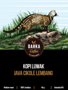 Kopi Luwak Java Cikole Lembang   40 g