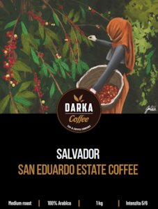 Salvador San Eduardo Estate Coffee  - zrnková káva