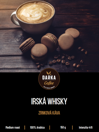 Irská whisky zrnková káva 150 g