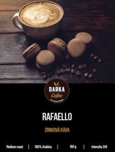 Rafaello zrnková káva 150 g