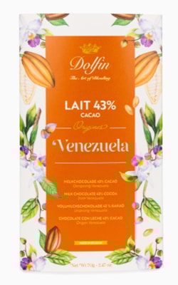 Venezuela - 43 % mléčná čokoláda.