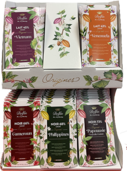 Venezuela - 43 % mléčná čokoláda.