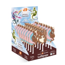 Jednorožec / Drak - lízátka z mléčné čokolády dekorovaná 25g