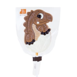 Dinosauři - lízátka z mléčné čokolády dekorované 25 g.