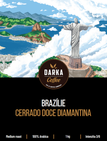 Brazílie Cerrado Doce Diamantina - zrnková káva