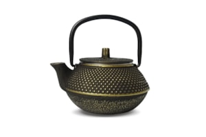 Lushan - čierno-zlatá čajová kanvica 300 ml