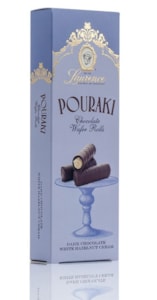 "Pouraki" -  Oplatky s bílým lísko ořechovým krémem  120g.