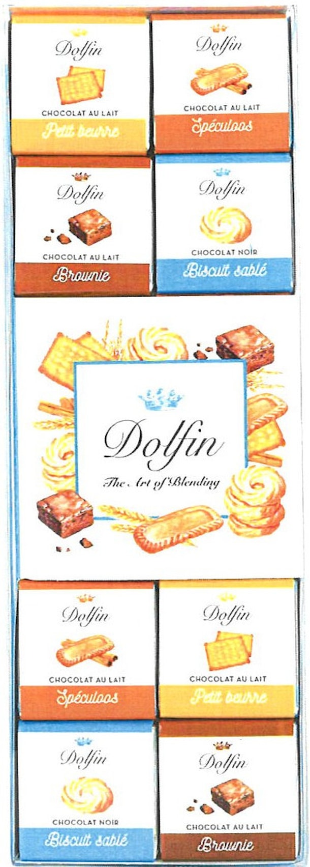 Dárkový box "Biscuit"  4 příchutě 24 ks 108g