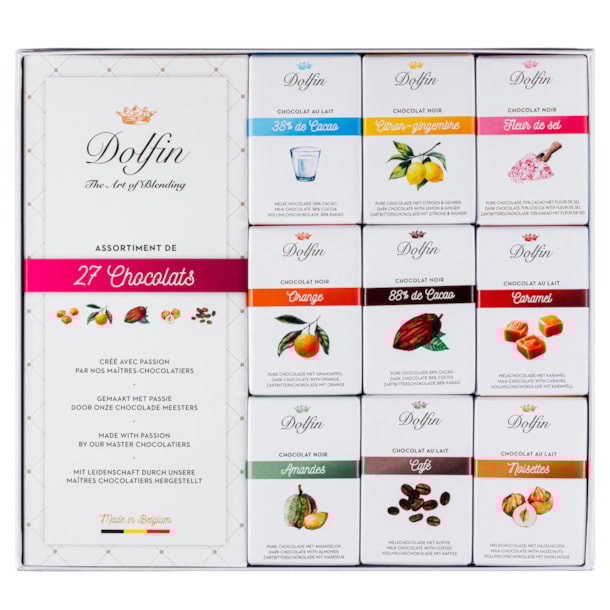 DO Kolekce 9 druhů čokolád 27 ks / 270g