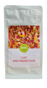 Mango-Pomeranč-Šafrán  Z lásky - ovocný čaj EXCLUSIVE 100 g