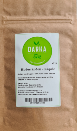 Kapsle Hořec kořen