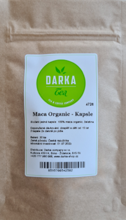Kapsle Maca Organic