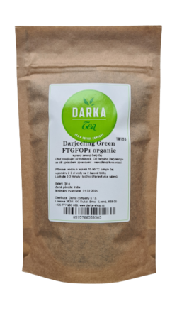 Darjeeling Green FTGFOP1 organic - zelený čaj