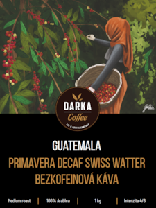 Guatemala Primavera Decaf Swiss Watter - bezkofeínová káva