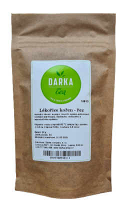 Sladké drievko koreň - rez