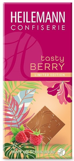 HE Mléčná čokoláda s malinami 80g