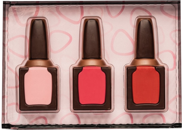 WE Dárková sada "laky na nehty" z mléčné čokolády 70g