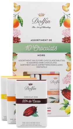 Kolekce hořkých čokolád / 5 příchutí 100g