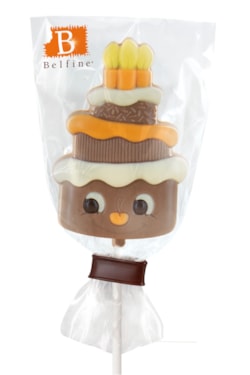 Párty - lízátka z mléčné a bílé čokolády 25 g.