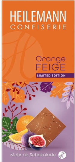 HE Mléčná čokoláda s fíky a pomerančem.
