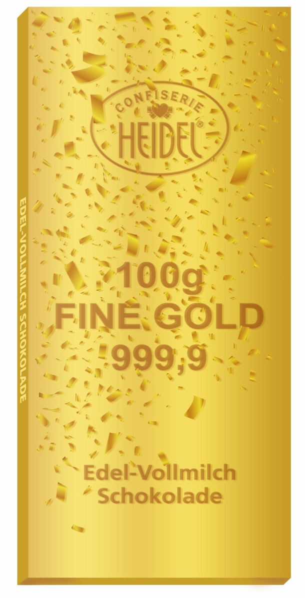 HD "Zlatá cihla 3 D" - mléčná čokoláda 100g