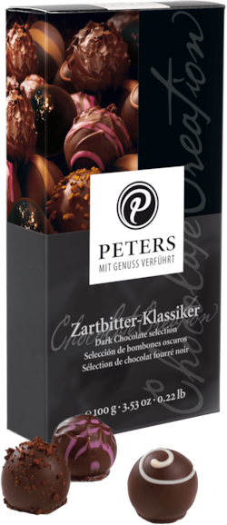 PE Kolekce pralinek z hořké čokolády 100g