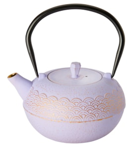 Linhai - litinová čajová konvice růžová/zlatá 1100 ml