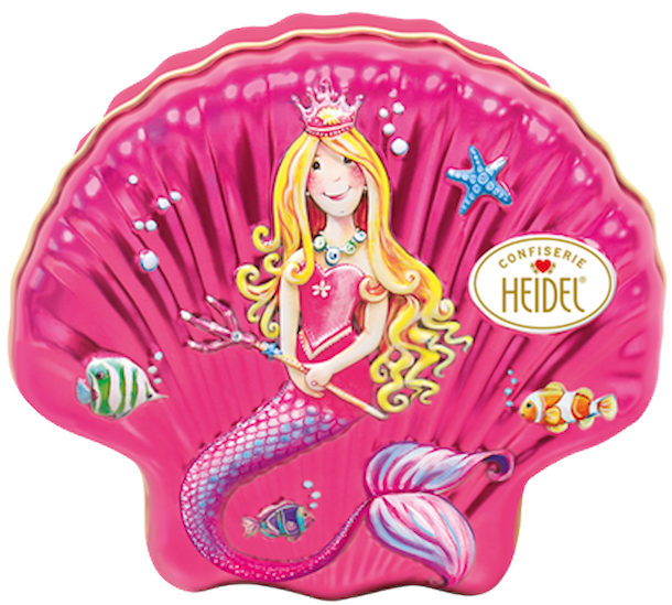 HD Mořská víla - plněná mléčná čokoláda 86g /plech.