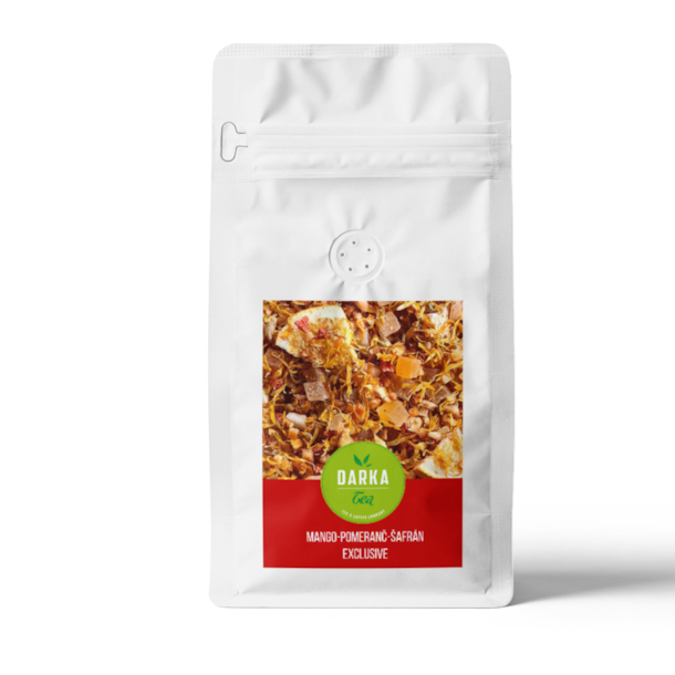Mango-Pomaranč-Šafrán - ovocný čaj  EXCLUSIVE 120 g