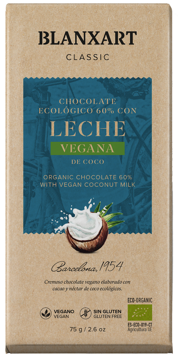 BX BIO 60 % čokoláda s kokosovou dužinou 75g