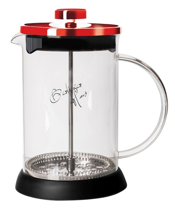 French Press nerez 600 ml, červená