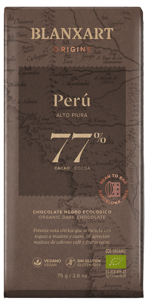 BX Peru 77% hořká BIO čokoláda 75g