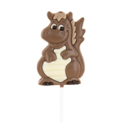 Jednorožec / Drak - lízátka z mléčné čokolády dekorovaná 25g