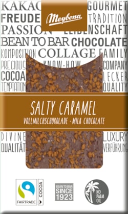 ME Zdobená mléčná 36 % čokoláda slaným karamelem 30g