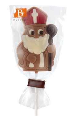 Čokoládová lízátka - Mikuláš z mléčné čokolády  25g