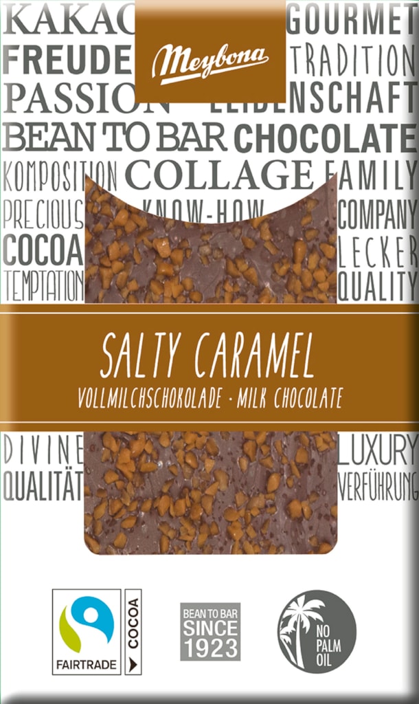ME Zdobená mléčná 36 % čokoláda slaným karamelem 30g